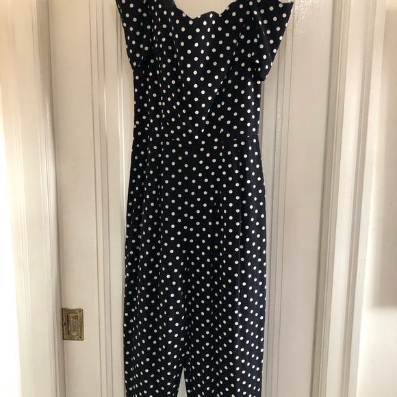 Ashlee jump suit polka dot - Picture 2 of 3
